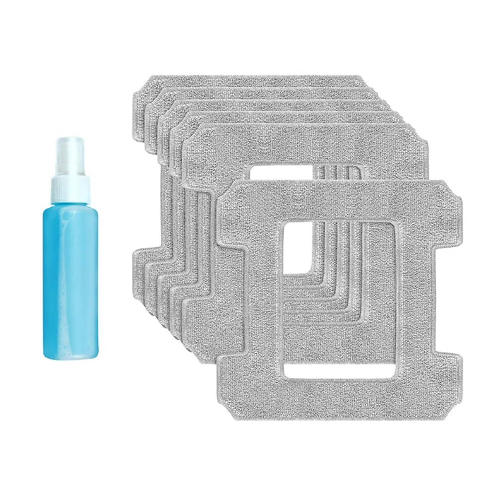 Набор из 6 чистящих подушечек для Ecovacs Winbot W1 Pro W2 моющиеся салфетки микрофибры