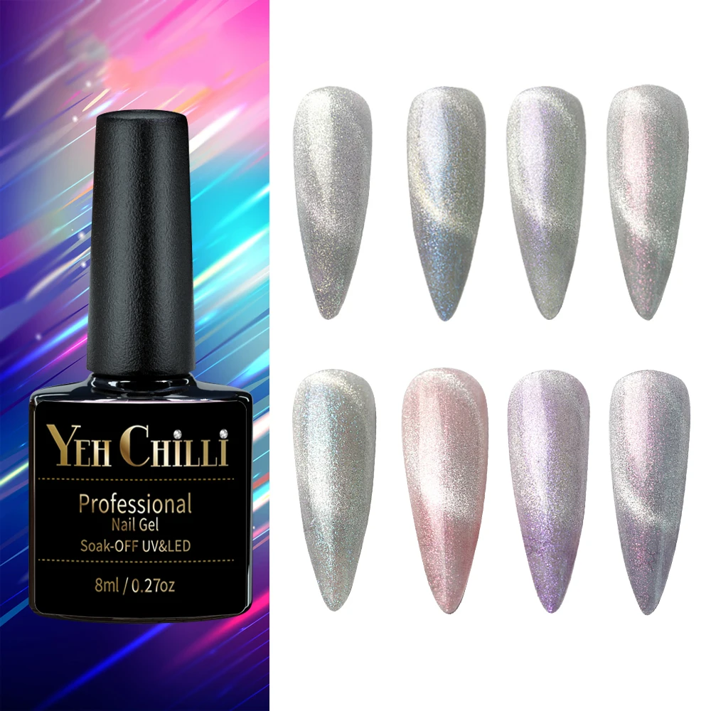 

Nail Gel Polish Glitter Diamond Jade Cat Eye Magnet Varnish Hybrid Stamping Semi Permanent For LED Uv manicure Nail art design