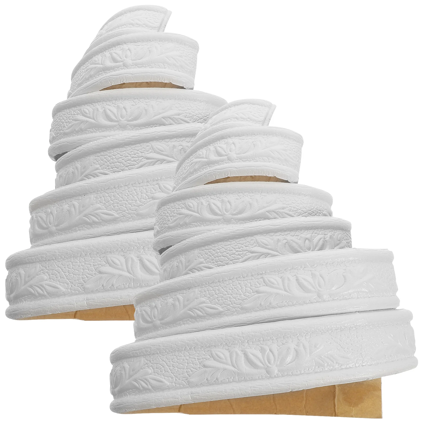 2-рулонные клейкие обои для плинтуса кромка плитки наклейка самообрезка