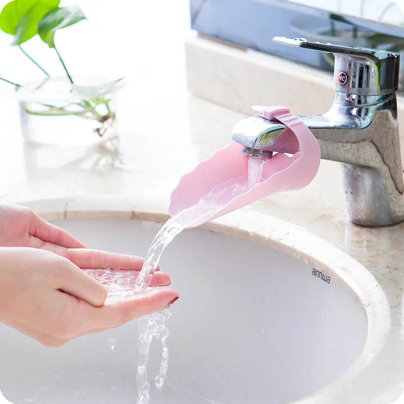 

Faucet Extender for Kitchen Bathroom Extended Handwasher Guide Sink Children Baby Home Handwashing Aid Extension