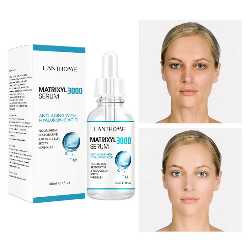

Matrixyl 3000 Serum Peptide Hyaluronic Acid Retinol Collagen instantly Anti Aging Vitamin C Reduce Sun Spots and Wrinkles 30ml