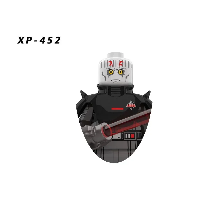 KT1059 Hot Toys Star Wars Building Blocks Mandalorians Han Solo Luke Guard Thrawn Baylan Skoll Shin Hati mini building block