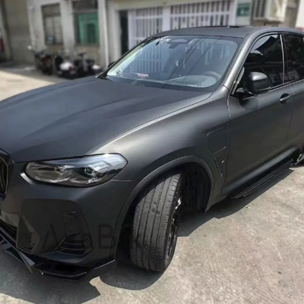 Матовая Черная защитная пленка для автомобильного двигателя 50x300 см