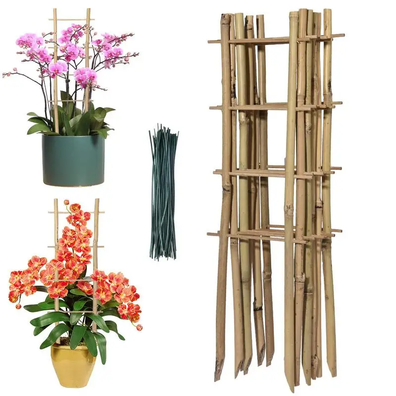 

6 шт./упаковка, Бамбуковая стойка для подъема в горшке