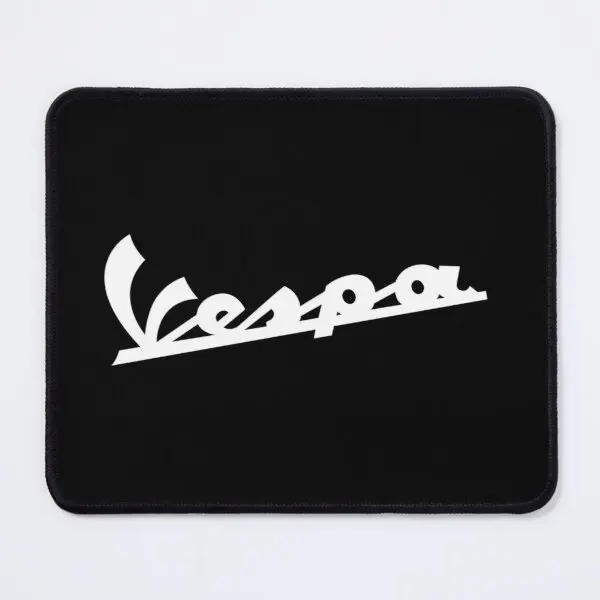 

Белый коврик для мыши Vespa с логотипом, игровой коврик для игрового стола, настольный мужской коврик для мыши, компьютерная печать, ПК, аниме к...
