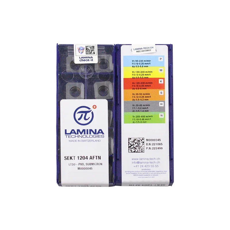 10 шт. LAMINA оригинальный SEKN SEKN1203AFTN SEKT1204AFTN SEKR1203AFTN SEKN1504AFTN SEKT12T3AGSN LT30 режущие