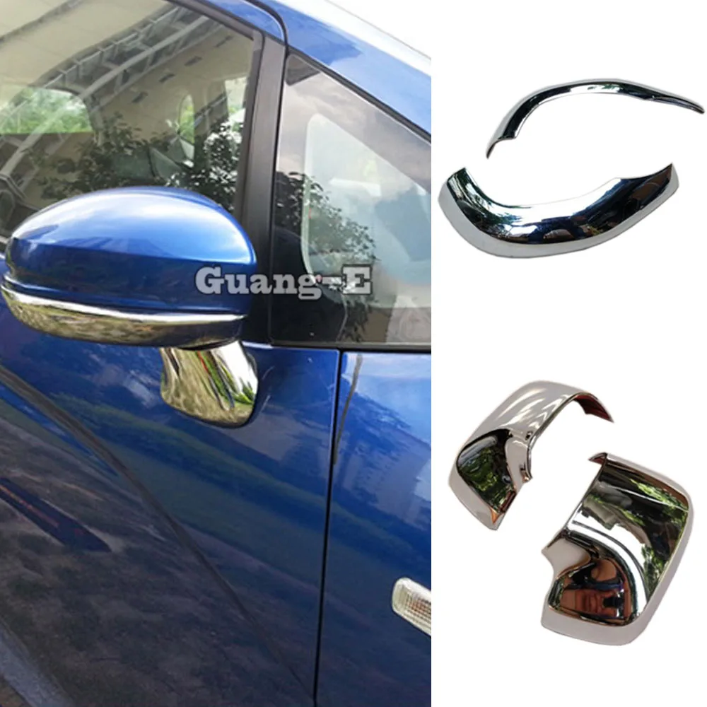 

Автомобильный хромированный чехол из АБС-пластика для бокового зеркала заднего вида с рамкой для Honda Fit Jazz 2014 2015 2016