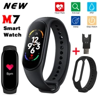 2022 new m7 smart watch men women kids sport pedometer bracelet dynamic watch face heart rate gift smartwatch for ios android