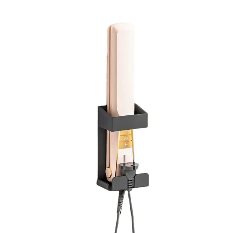 Настенный держатель для выпрямителей волос завивки бритва зубная паста стеллаж