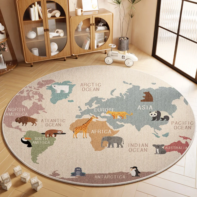 

Круглый ковёр для дома