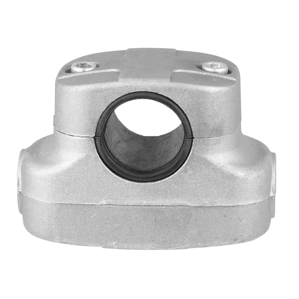 

Replacement Handle Bracket Pipe Handle Holder Clamp for Grass Lawn Mower (Silver)