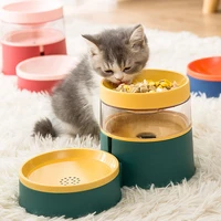 pet automatic dogs feeder drinking dowl bowls for dogs cats anti overturning pet split design food bowl water bowl cat feeder