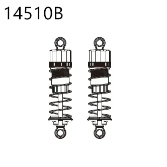 Аксессуары для модификации MJX Hyper Go 14209 14210 дифференциальный амортизатор бампер