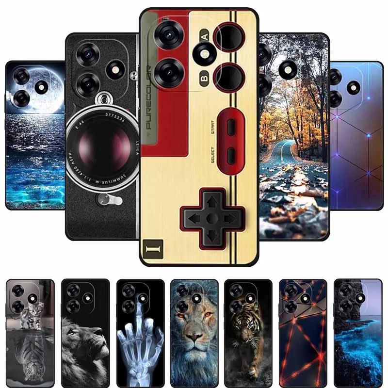 Фото Чехол для Honor Play 10A 2025, модные мягкие черные силиконовые чехлы для телефонов из ТПУ для Honor X5c Plus, задняя крышка, чехол X 5 C Coque Funda №1
