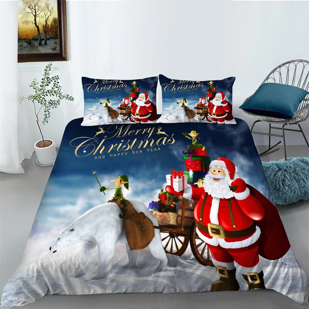 

Рождественское стеганое одеяло, дизайнерский домашний текстиль, новинка, пододеяльник, детский, Королевский, одноразмерный, из микрофибры, декор для спальни