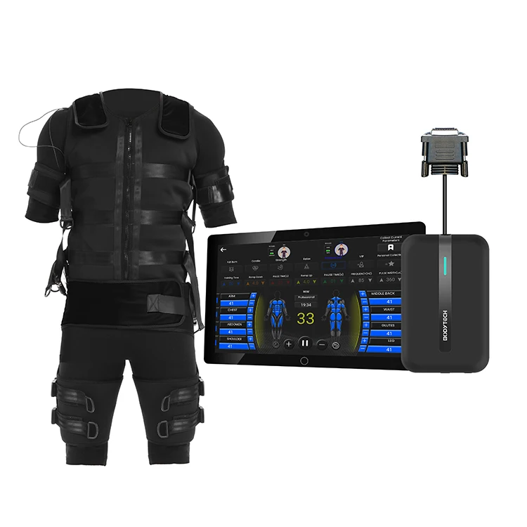

Professional ems gym training EMS Training Vest/ Wireless Muscle Stimulator Electro Fitness Vest