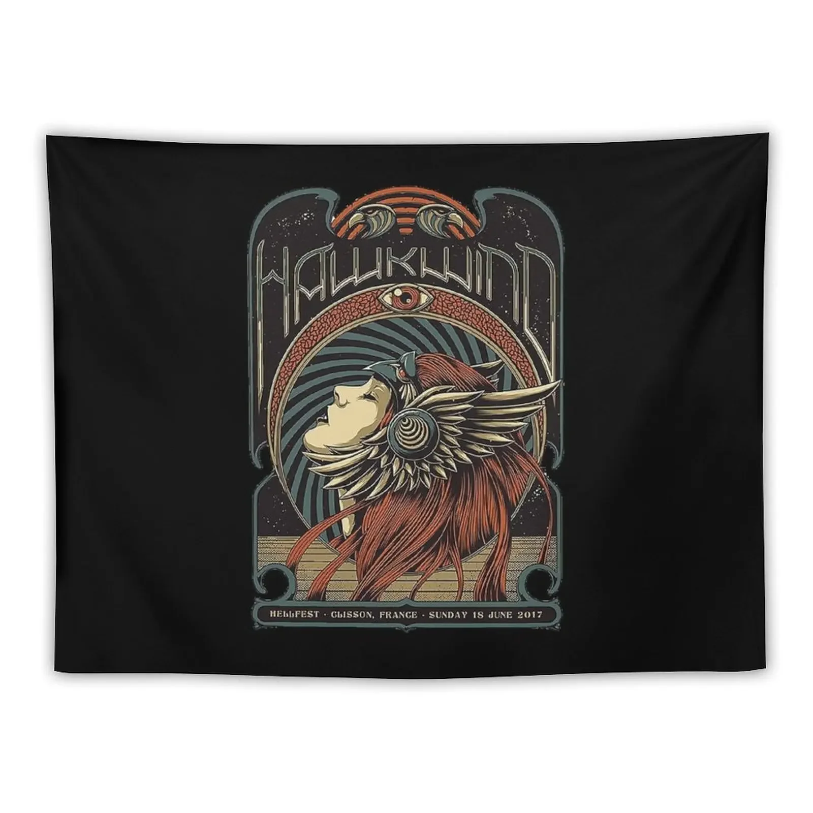 Классический гобелен hawkwnd для футболок комнатный дизайн аниме декор украшение