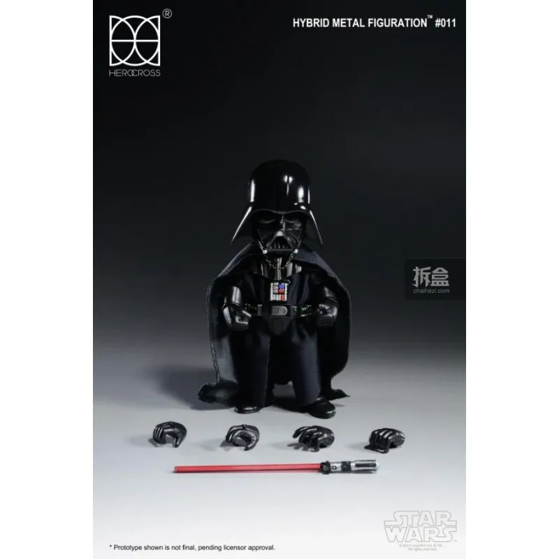Фото HEROCROSS оригинальный сплав Q версия Star Wars серии R2D2\C3PO\Darth Vader аниме фигурка модель игрушки украшения подарки для мальчиков №4