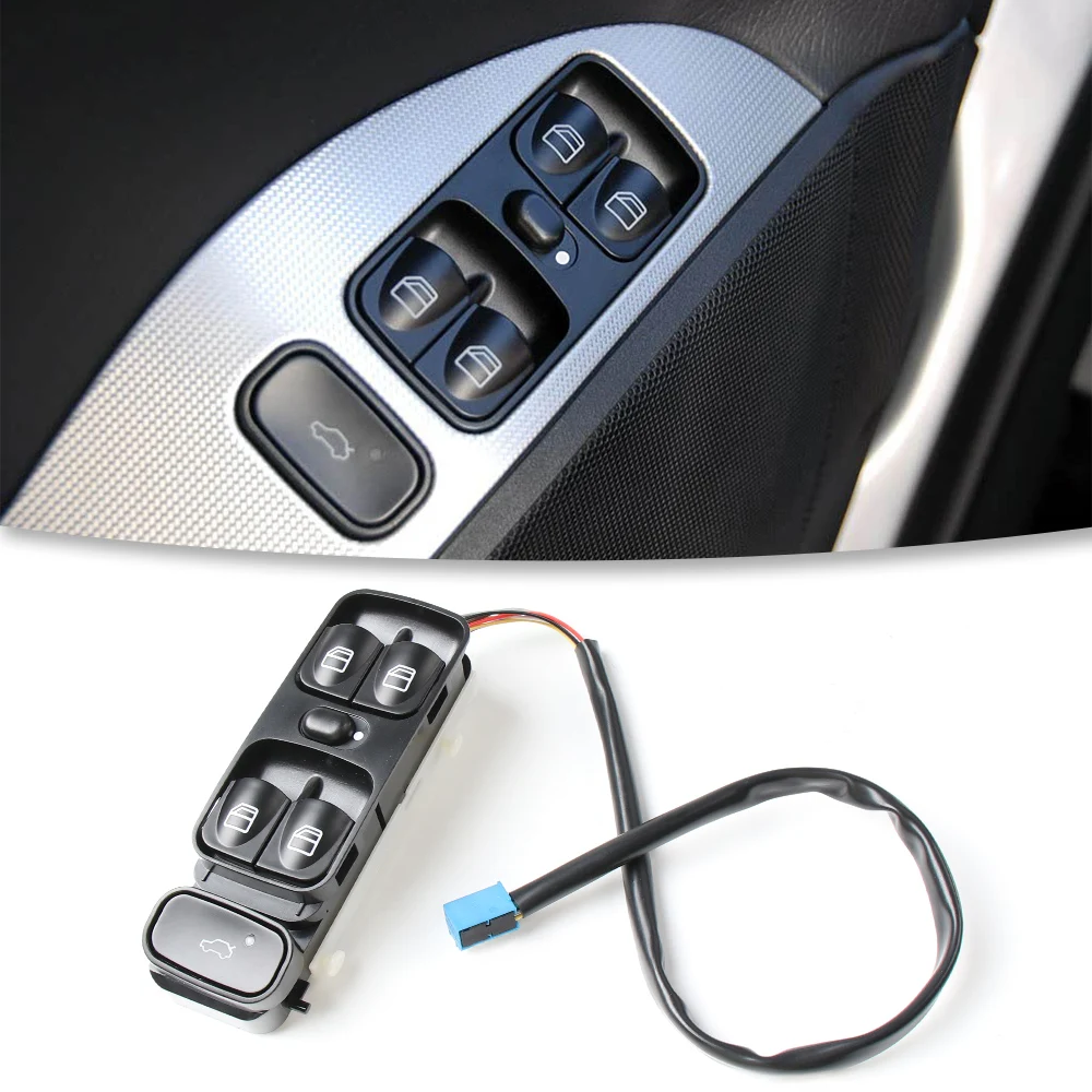 Фото Для Mercedes Benz CLK W209 Class 2003-2009 электрический переключатель управления стеклоподъемником в сборе-левый передний 2098203410 №5
