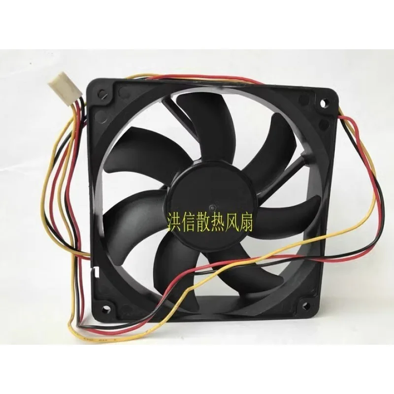 Фото QP 1 шт. для Y.S.TECH FD121225HB 12025 3-контактный бесшумный вентилятор охлаждения DC12V 0.46A 12CM №1