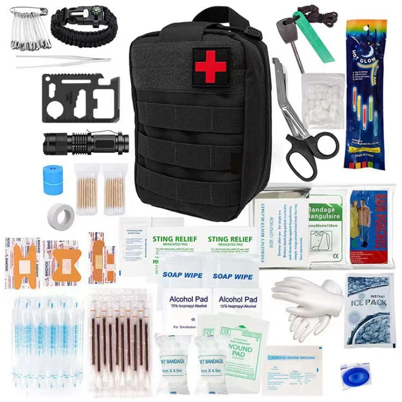 

Outdoor Adventure Hiking Camping Survival Kit 31 In 1 Wildlife Tools Pack Tactical Equipment and Accessories