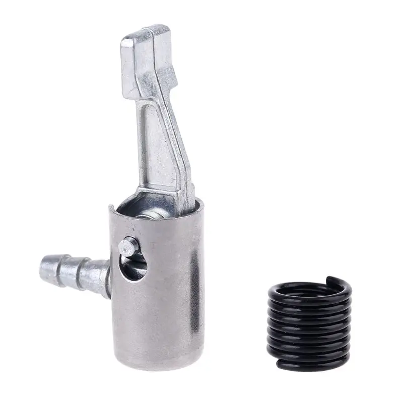 

29EF Tire inflator Lock on air Chuck,Mini air Compressor Portable tire inflator tire Chuck Hose end with Barb Connector