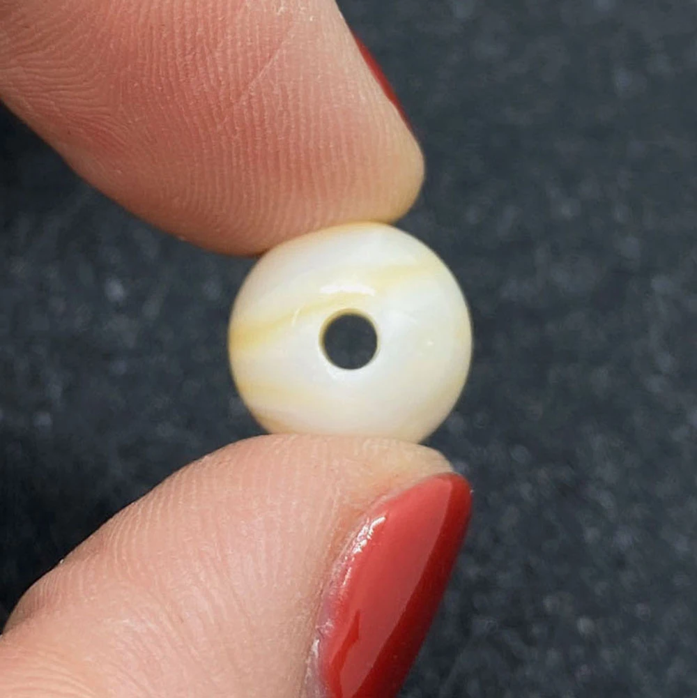 

Natural Freshwater Shell Big Hole Beads 8/10mm Round Loose Beads Jewelry Making DIY Necklace Bracelet Earring Charms Accessories
