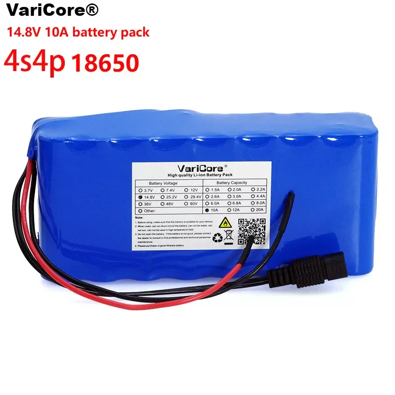 

NEW2023 VariCore 14.8V 10Ah 18650 li-iom battery pack night fishing lamp heater miner's lamp amplifier battery with 16.8V BM