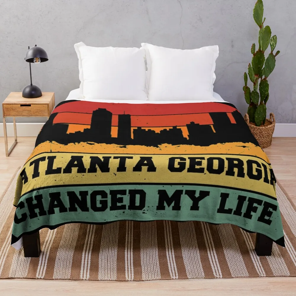 

Одеяло из Атланты Джорджия «Моя жизнь», плюшевое бархатное теплое украшение для кровати, домашнего дивана, одеяла, подарки для взрослых, дет...