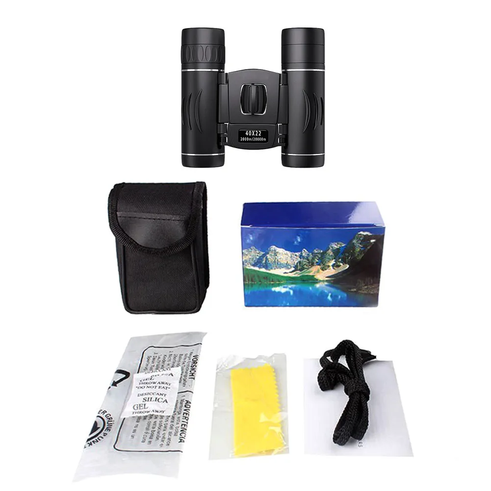 

Lightweight Easy Grip Gifts For Kids Adults Small Binoculars Clear Portable Camping Bird Watching Waterproof Night Vision Travel