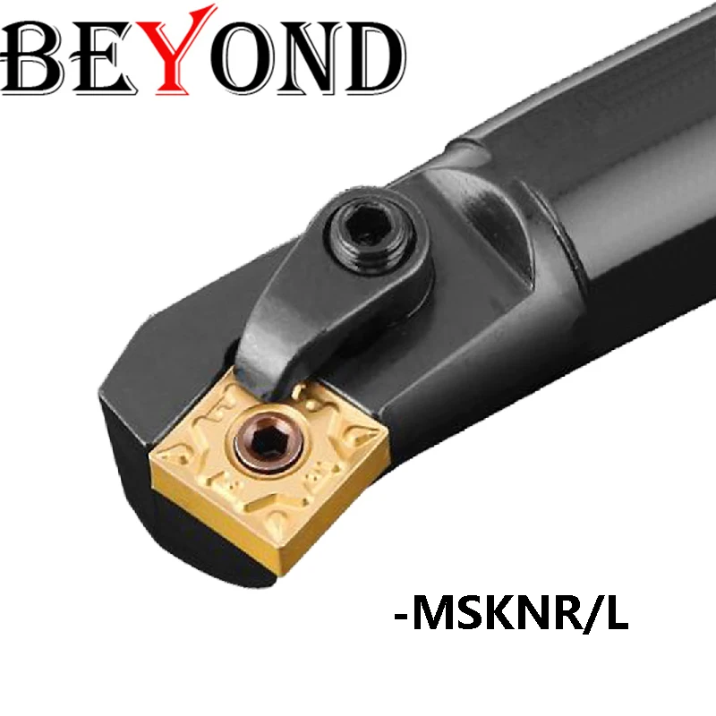 

BEYOND MSKNR S20R S25S S32T MSKNL MSKNR12 Internal Turning Tool Holder Lathe Cutting CNC Cutter Boring Bar Carbide Inserts SNMG