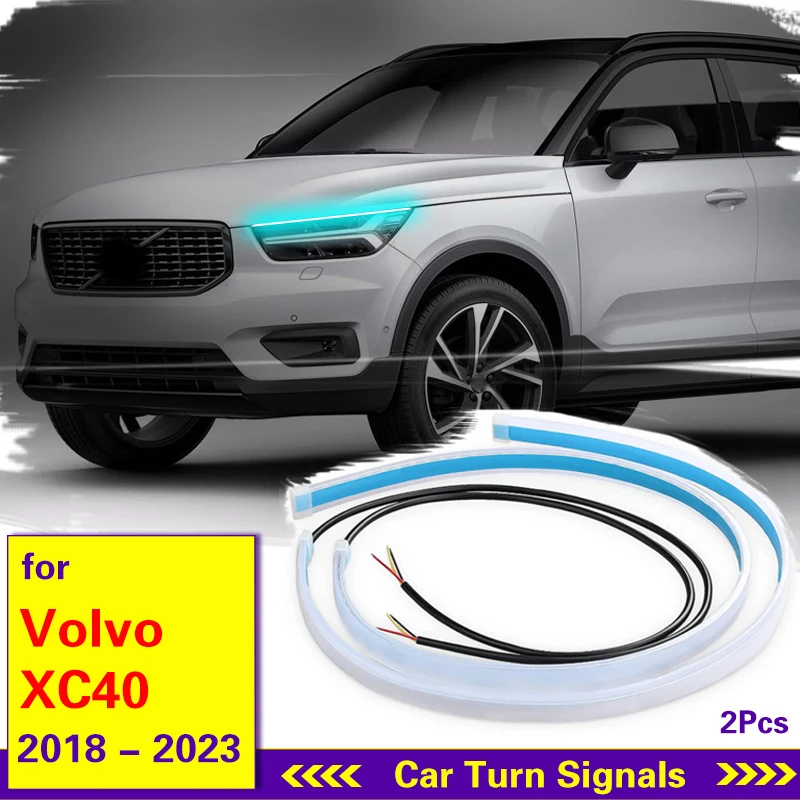 Дневные ходовые огни для Volvo XC40 2018-2023 12 В