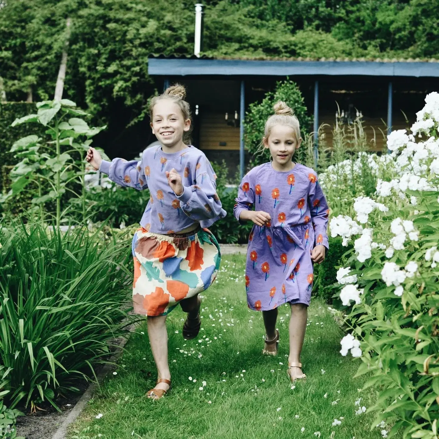 Summer Bobo Kids Clothes Girl Dress Autumn and Winter New Fashion Designer Printed Cotton Baby Long Sleeve Dress Girls Clothes