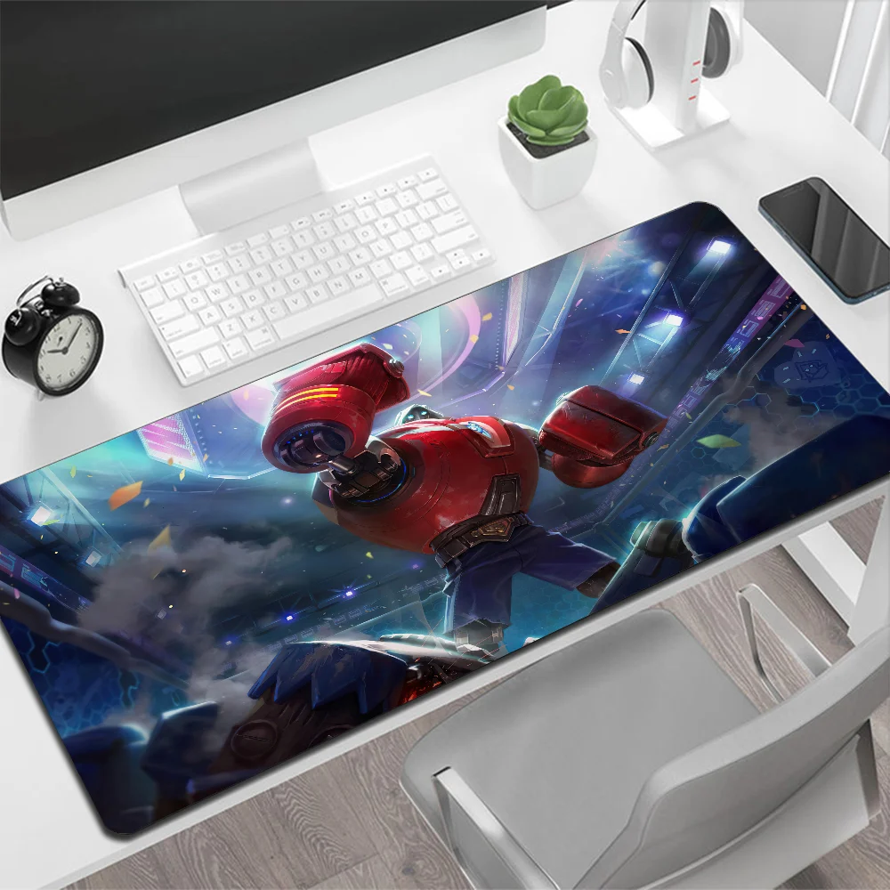 Большой коврик для мыши League of Legends Blitzcrank игровой компьютерный геймеров большой XXL