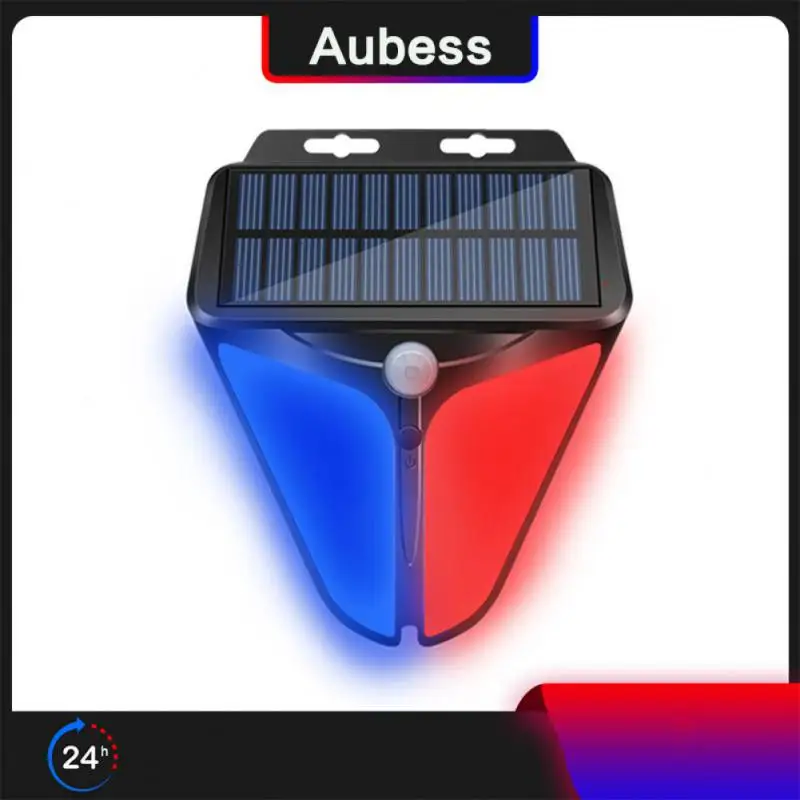 

Ip65 Waterproof Flash Alarm Lamp Solar Alarm Light Solar Lighting Strobe Light Siren Home Yard Outdoor Home Security Alarm