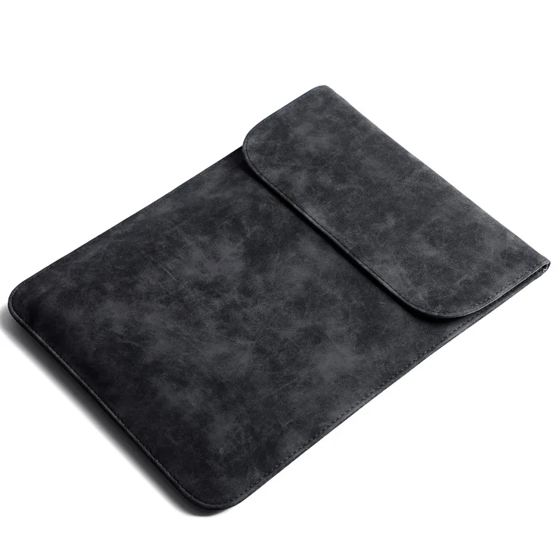 

Classy Vertical Waterproof PU Laptop Sleeve Fashion Women Men Slim Handbag