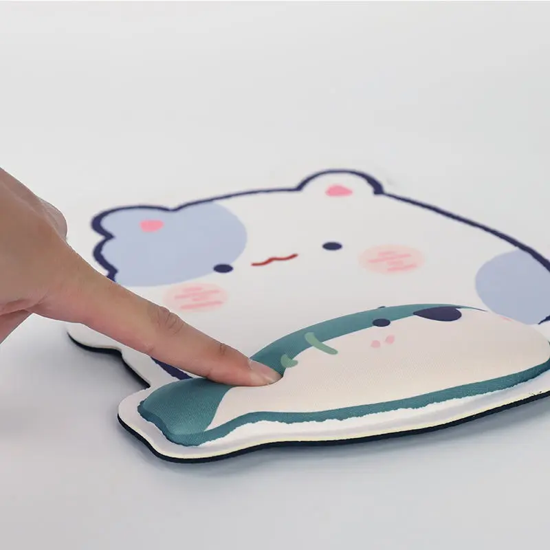 Коврик для мыши на запястье с милым мультяшным котом рыбкой клавиатурой