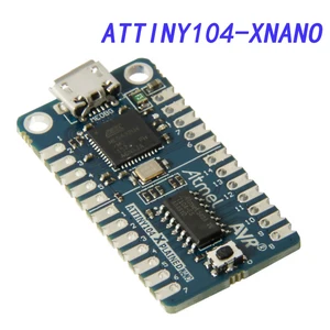 Avada Tech ATTINY104-XNANO Evaluation Kit, ATTINY102/Attiny104 AVR MCU, Xplained Nano, on-board programmer, LED, button