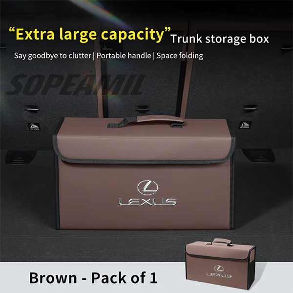 

Lexus F Sport RX300 LS500 GS300 IS300 NX300 LX570 ES200 ES260 ES300 CT200h UX Ящик для хранения багажника автомобиля Складная сумка для хранения и уборки