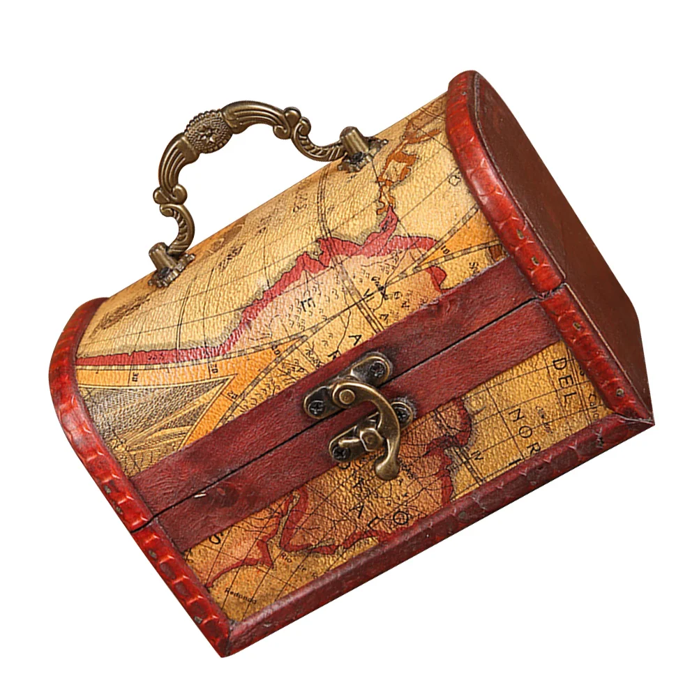 

Portable Home Decor Travel Jewelry Case Storage Box Earrings Jewelry Wooden Storage