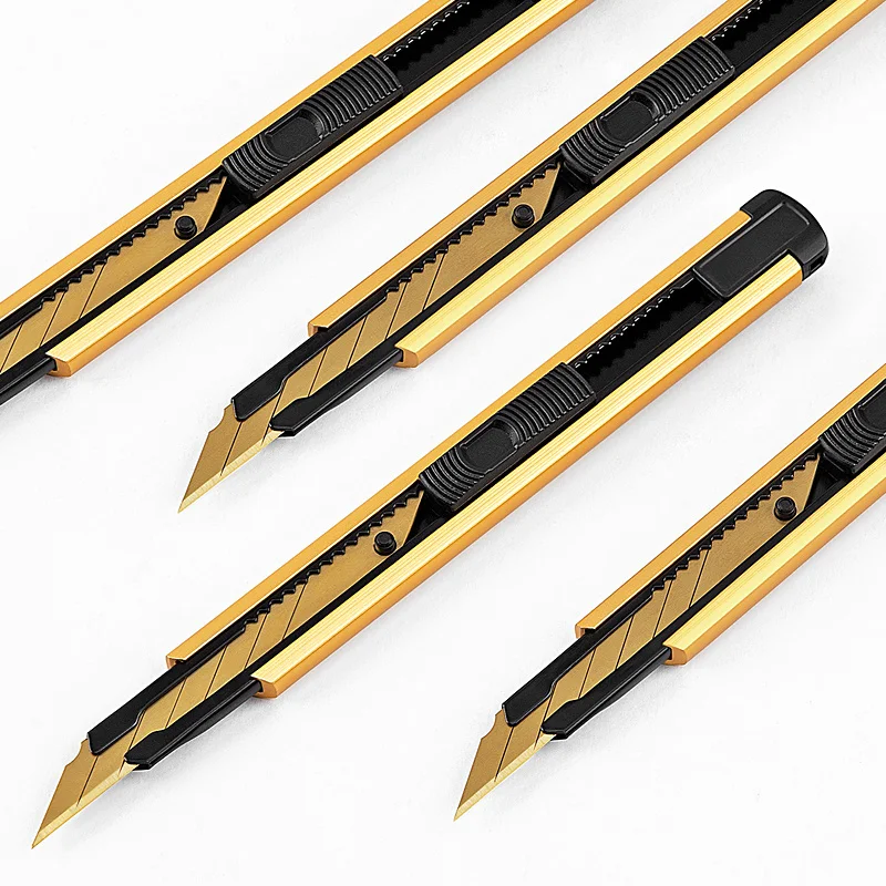 

Xiaomi Home Smart Official Store Retractable Snap Off Wide Blade Utility KnifeBox Cutter Art Auto Lock Carbon Steel Sharp Youpin