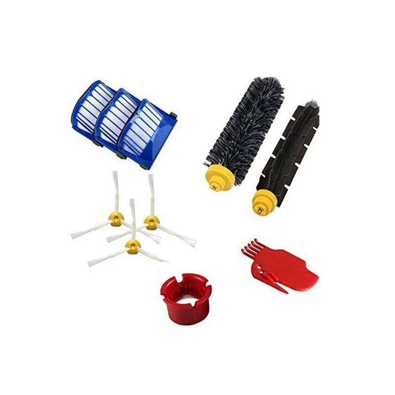 

Аксессуар для Irobot Roomba 600 610 620 650 Series запасная часть для пылесоса Kit-включает фильтр и боковую щетку
