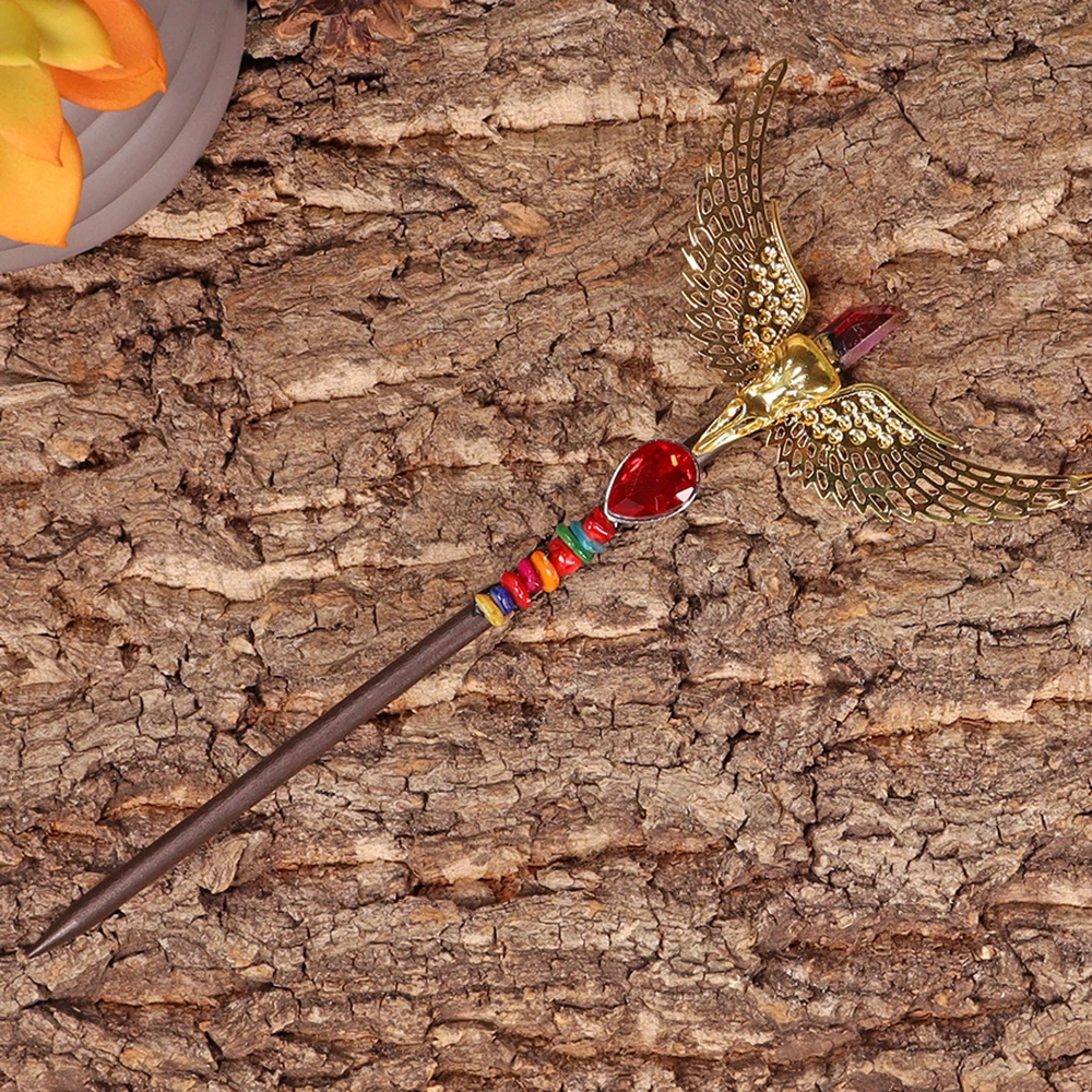 18 см Натуральная Хрустальная деревянная палочка алтарь заклинания волшебник Аметист волшебная палочка Хэллоуин бутафория Луна Звезда шпилька для волос ювелирные изделия ручной работы александр мелентьевич волков волшебник изумрудного города