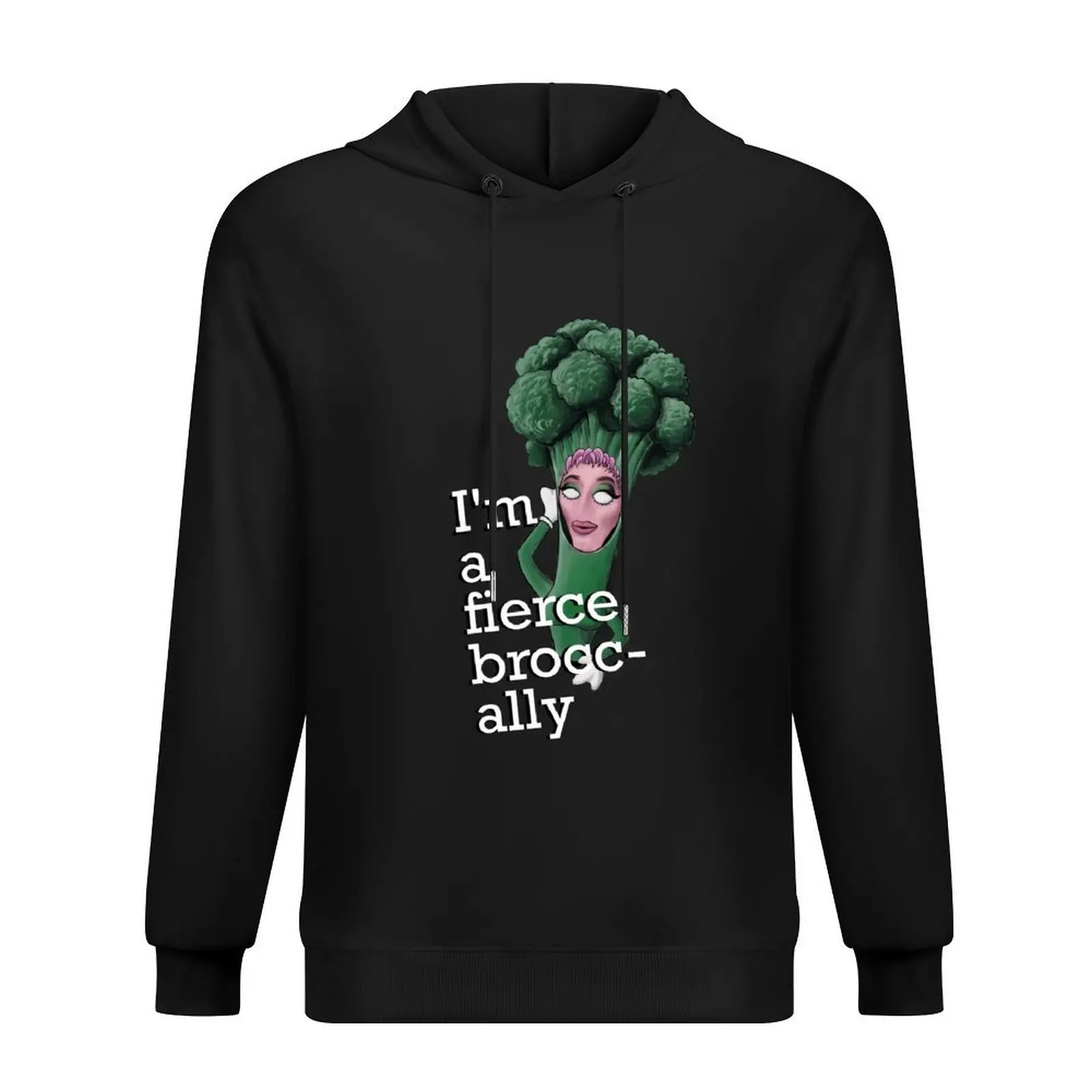 Фото Толстовка с капюшоном I'm a fierce Brocc-ally 2, зимняя одежда, модная мужская одежда в стиле аниме, осенняя куртка, мужские новые толстовки №1