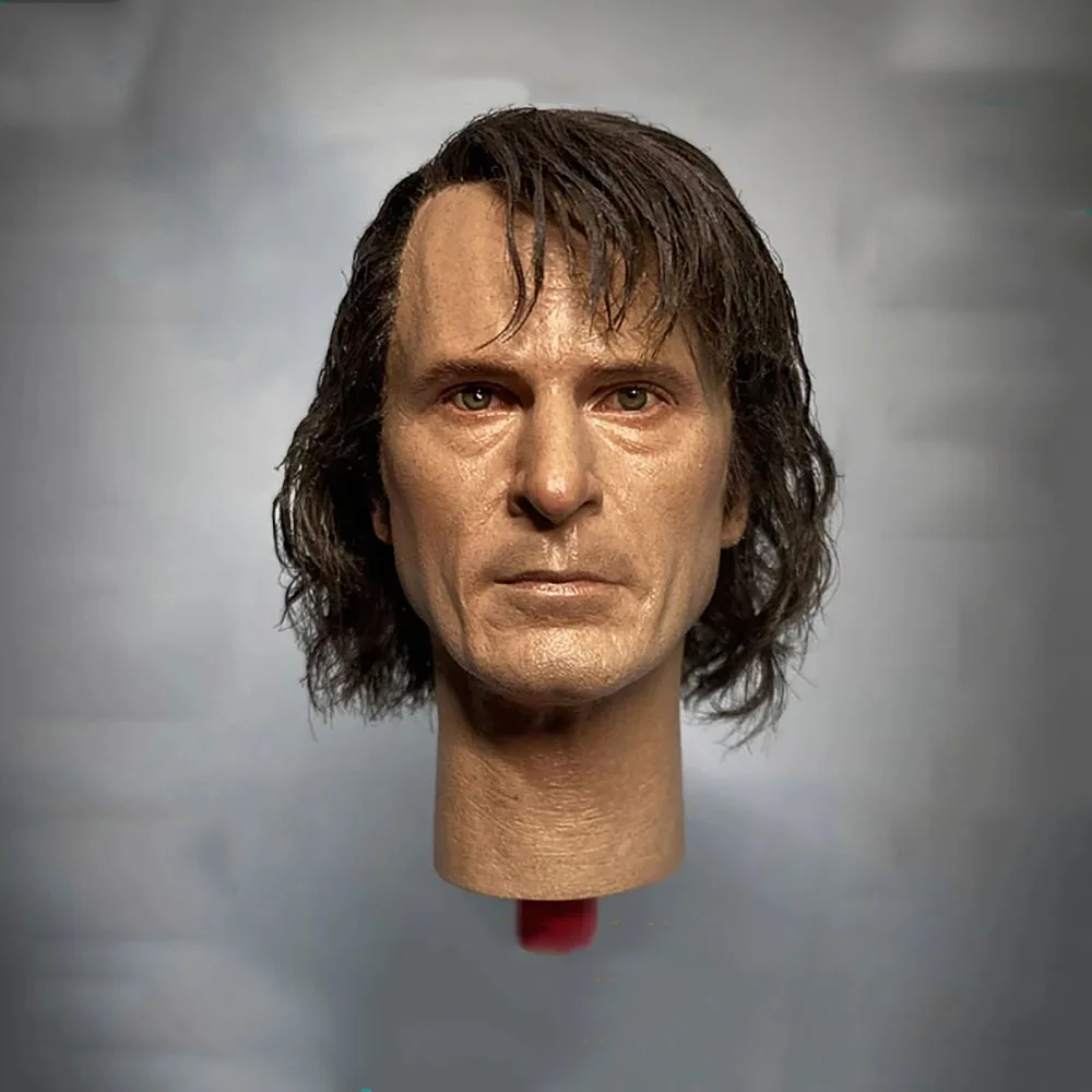 

1/6 XT001 JK03 Joaquin Head Sculpt Hair Transplant Clown Head Carving Fit 12" Male Figure Toy