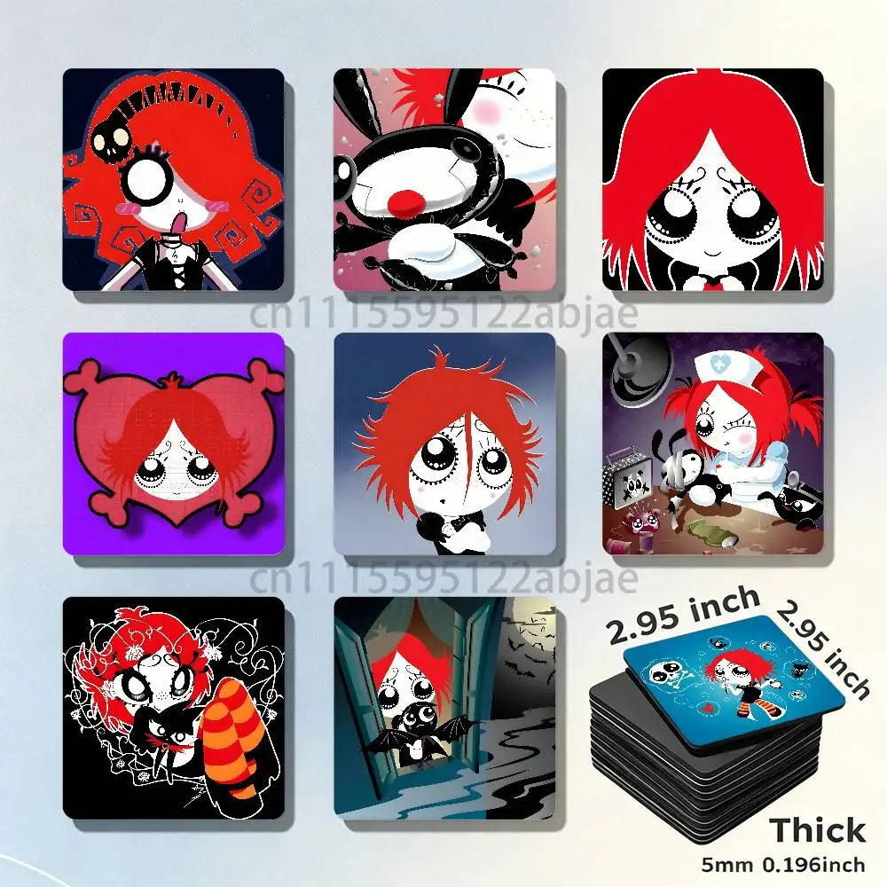 Фото R-Ruby Gloom Gothic Новый магнит на холодильник из ПВХ для декора детского мультяшного холодильника, магнитная игрушка для детей. №1