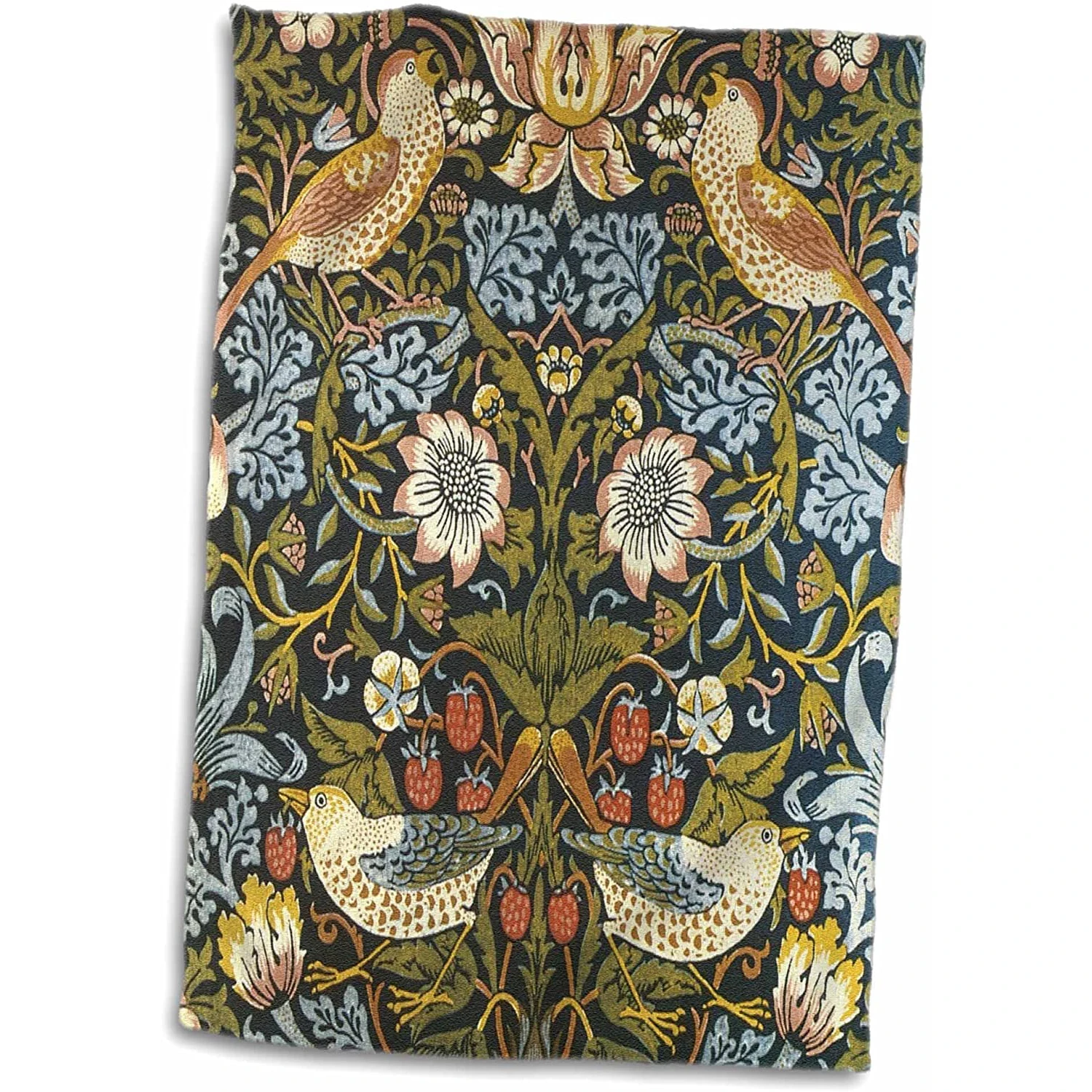 

3D Rose William Morris Strawberry Thief Pattern Quick Drying Towel