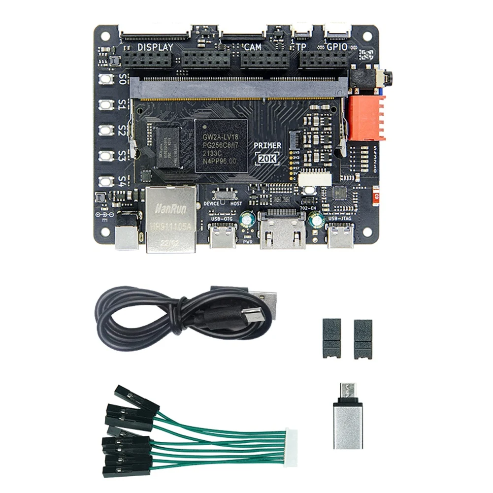 

Для Sipeed Tang праймер 20K Dock Kits макетная плата 128M DDR3 GOWIN GW2A FPGA GoAI Core Board, минимальная система