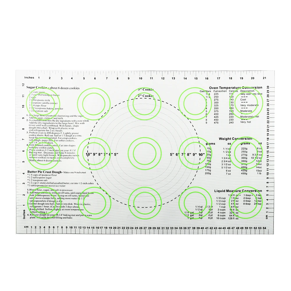 Силиконовые кухонные аксессуары HILIFE коврик для раскатки теста