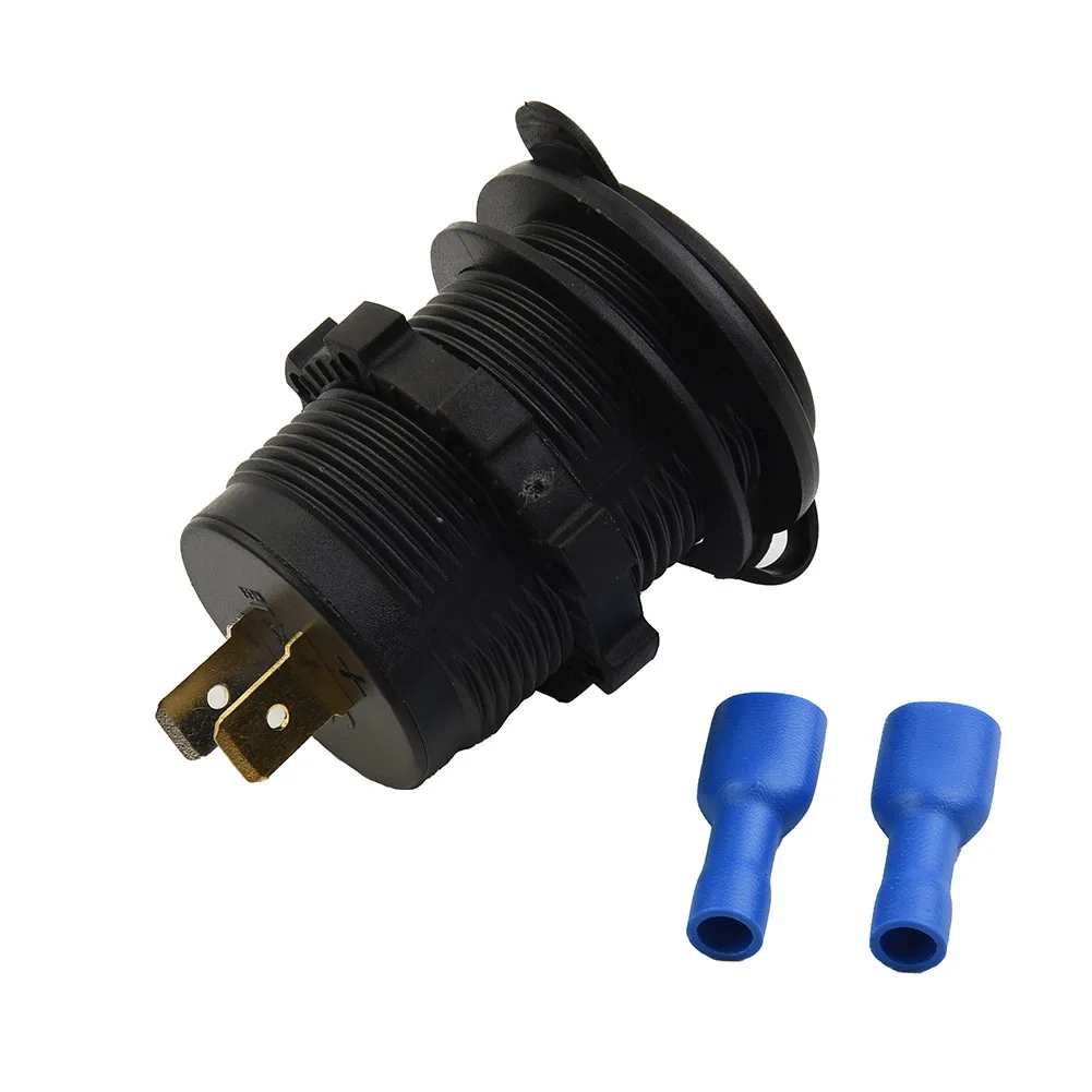 

Parts Dual USB Charger Dust Proof LED Indiacator Lights Mobile Phone Plastic Replacement Scooters Socket Tablet PC